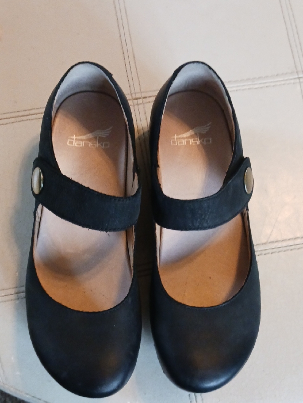 Dansko Women's Black Mary Jane Clogs - Comfortable Slip-On